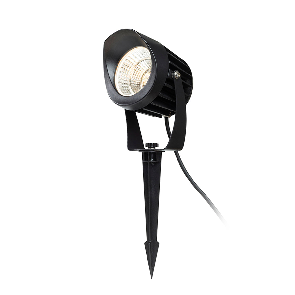 RENDL outdoor lamp HAVANA on spike black  230V LED 20W 26° IP65  3000K R14383 1
