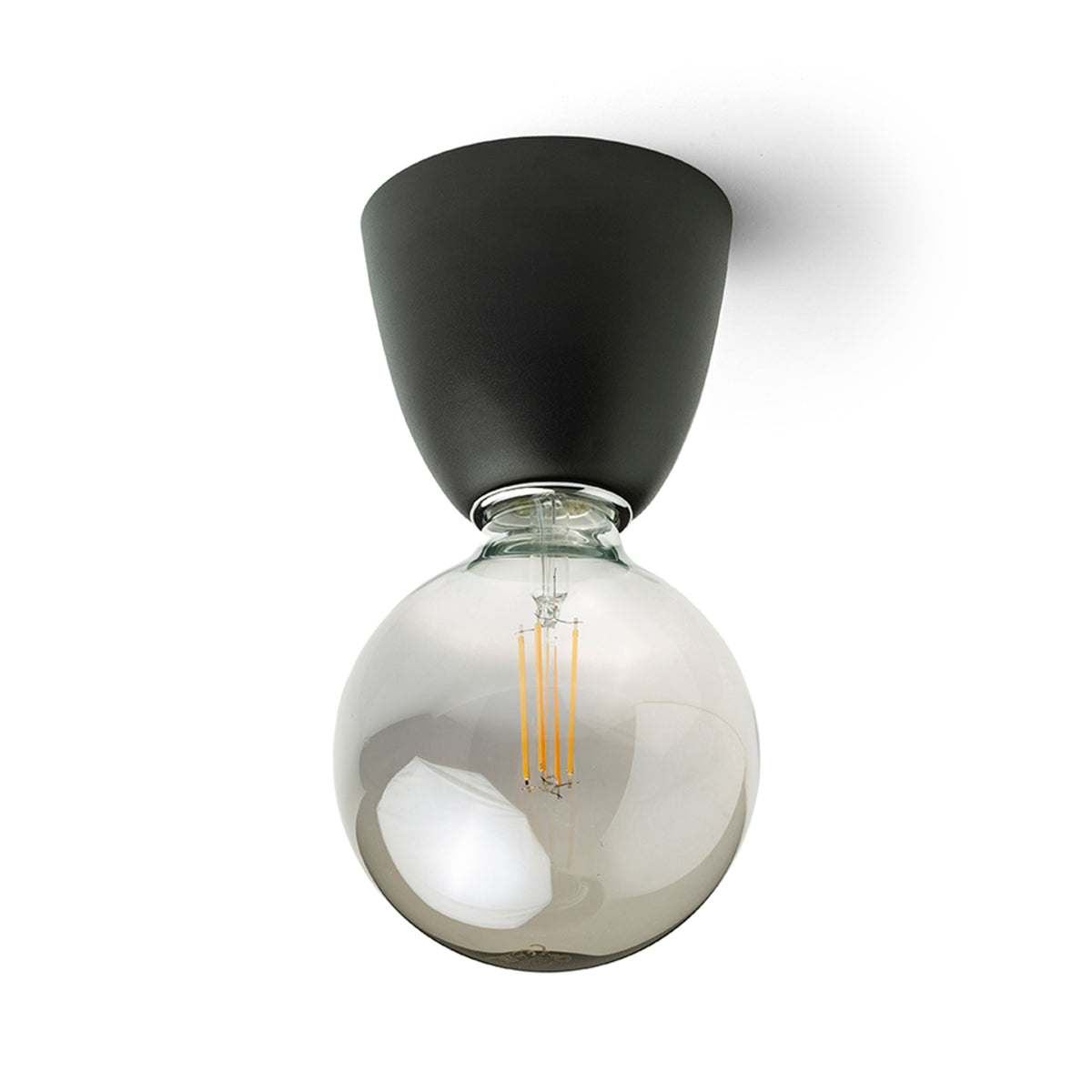 RENDL surface mounted lamp REACH ceiling black 230V LED E27 11W R14386 2