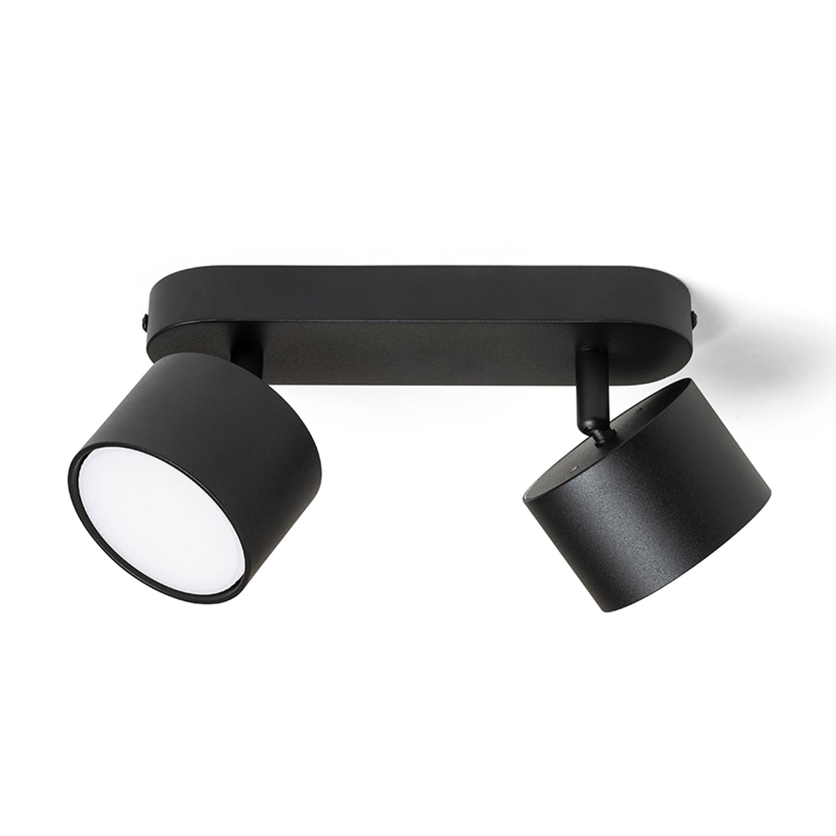 RENDL spotlight PIXEL II surface mounted black 230V LED GX53 2x7W R14405 3