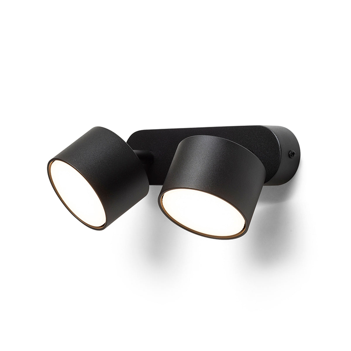 RENDL spotlight PIXEL II surface mounted black 230V LED GX53 2x7W R14405 5