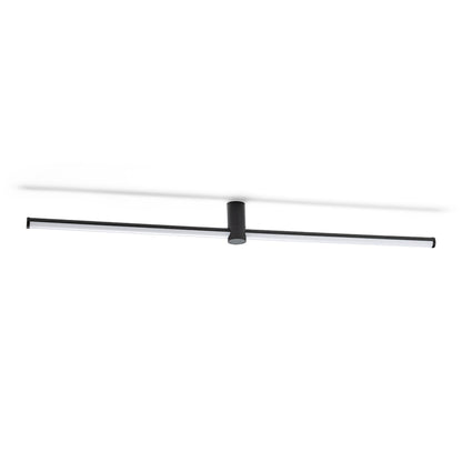 RENDL wall lamp CLARIS 120 surface mounted black frosted acrylic 230V LED 2x12W  3000K R14412 7