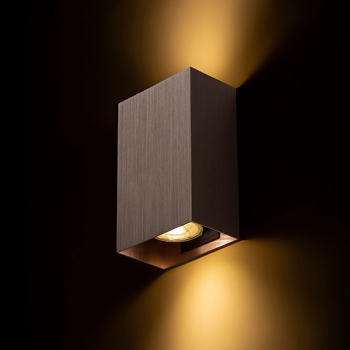RENDL wall lamp CAPRI RC wall  brushed bronze 230V LED GU10 2x9W R14418 3