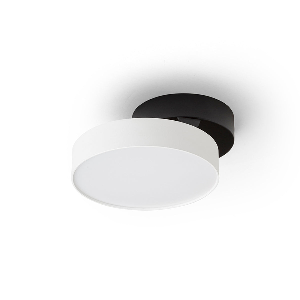 RENDL spotlight ARETHA surface mounted white/black  230V LED 12W  3000K R14421 3