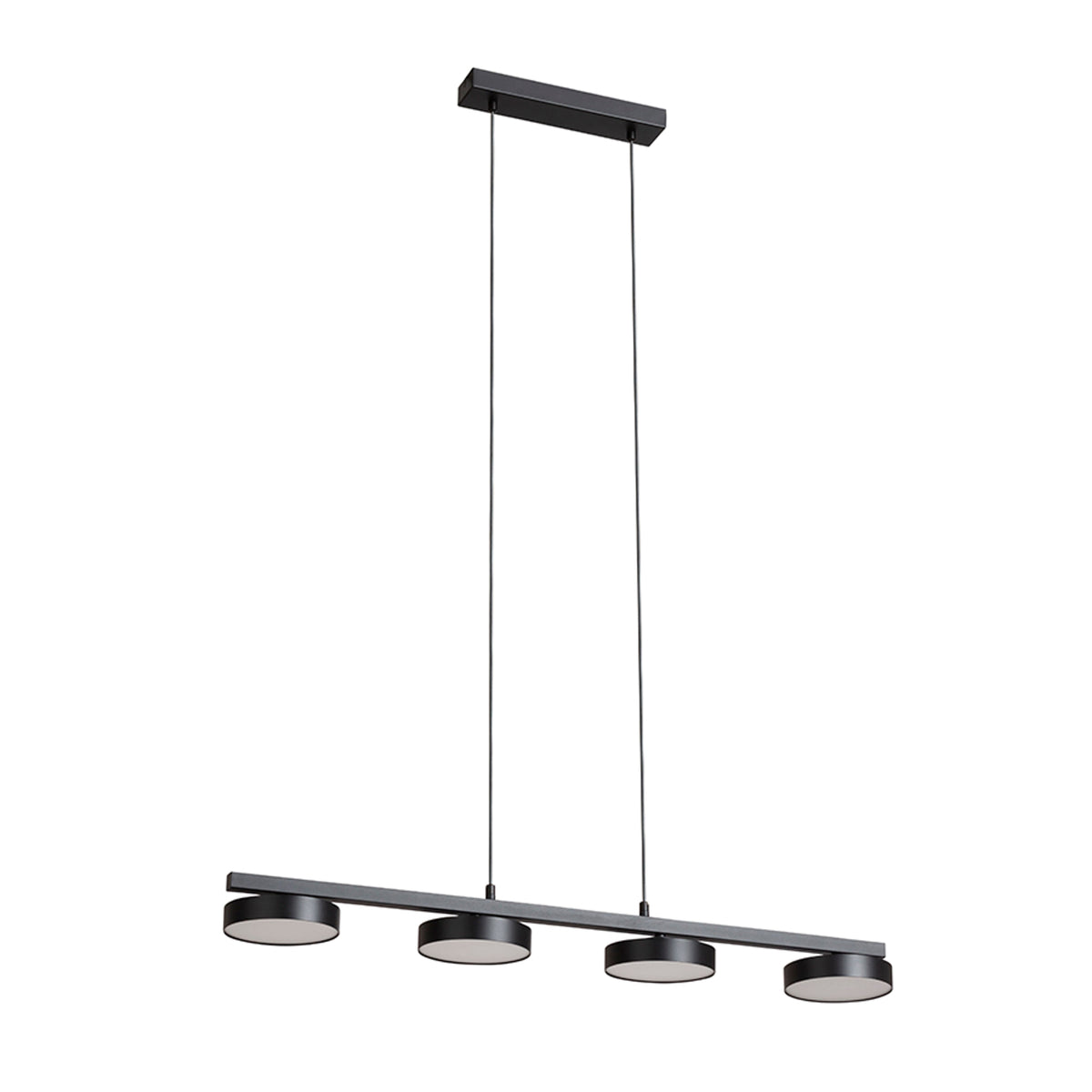 RENDL pendant lamp ARETHA IV pendant black  230V LED 4x12W  3000K R14424 1