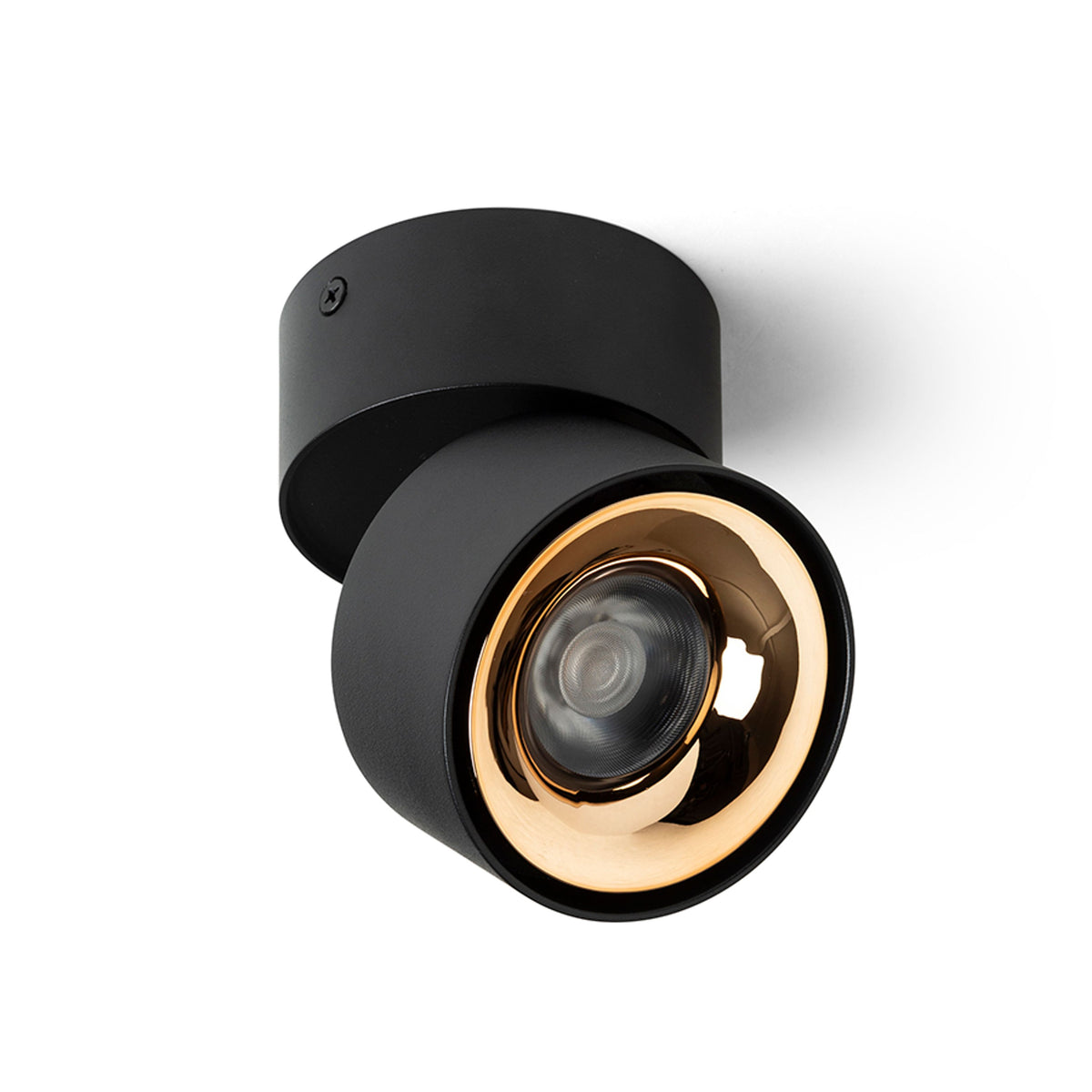 RENDL surface mounted lamp ALBANO surface mounted black/gold  230V LED 5W  3000K R14426 5