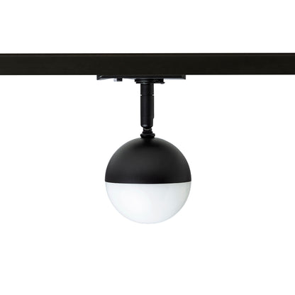 RENDL 1-circuit track system LYRA for 1-circuit tracks black frosted acrylic 230V LED 5W  3000K R14427 5