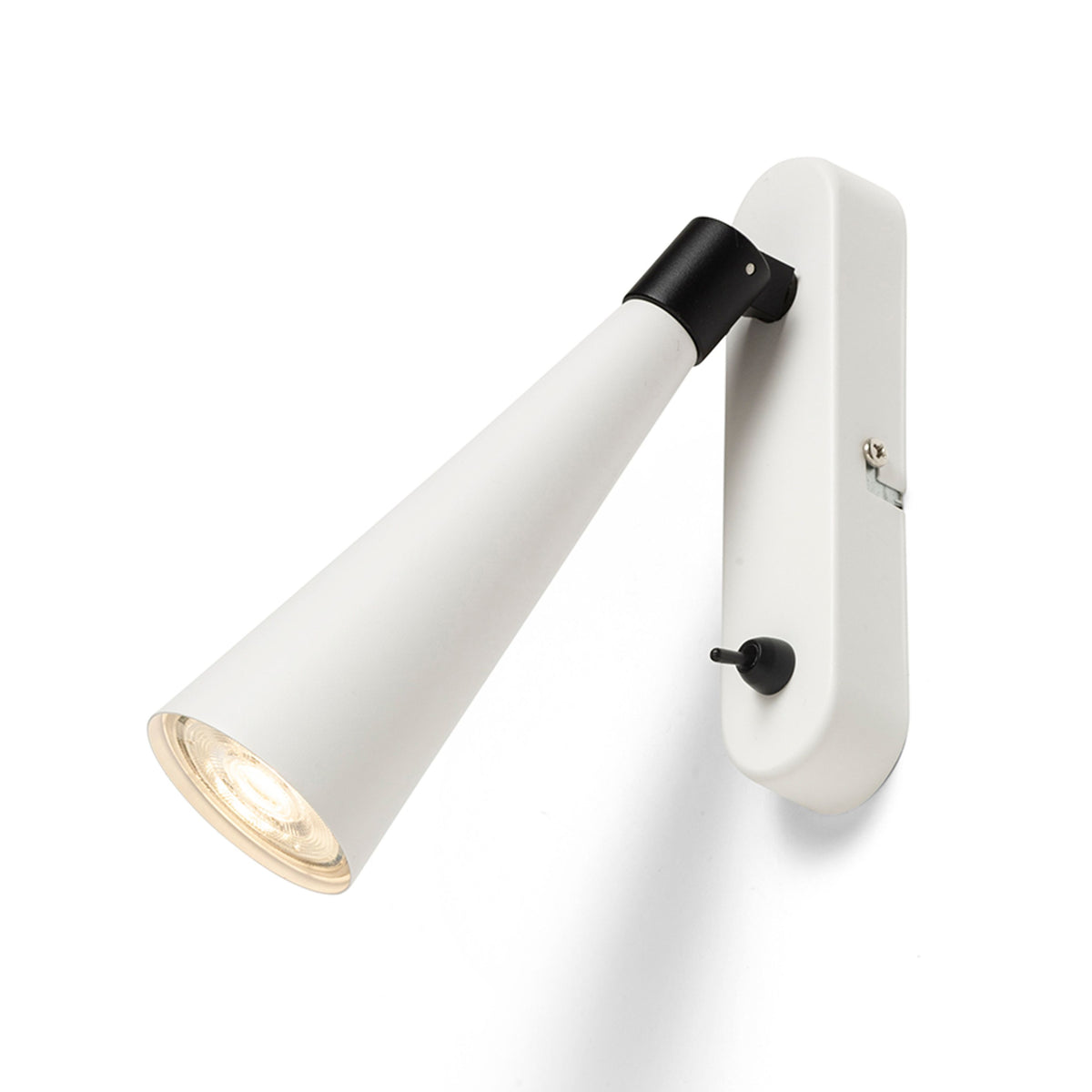 RENDL spotlight ALEXIS wall white/black  230V LED GU10 5W R14465 2