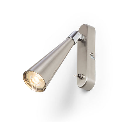 RENDL spotlight ALEXIS wall matt nickel 230V LED GU10 5W R14466 1