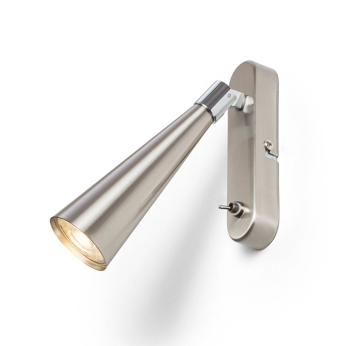 RENDL spotlight ALEXIS wall matt nickel 230V LED GU10 5W R14466 3