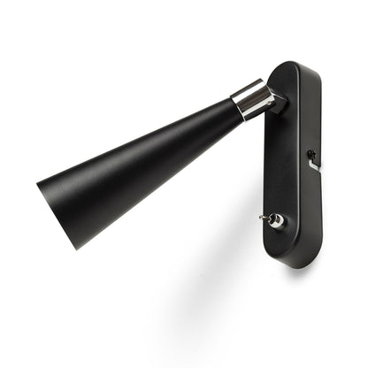 RENDL spotlight ALEXIS wall black chrome 230V LED GU10 5W R14467 5