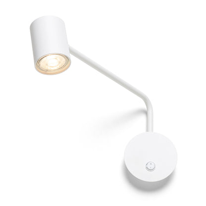 RENDL spotlight FILIP on an arm white 230V LED GU10 5W R14485 3