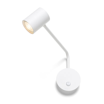 RENDL spotlight FILIP on an arm white 230V LED GU10 5W R14485 4