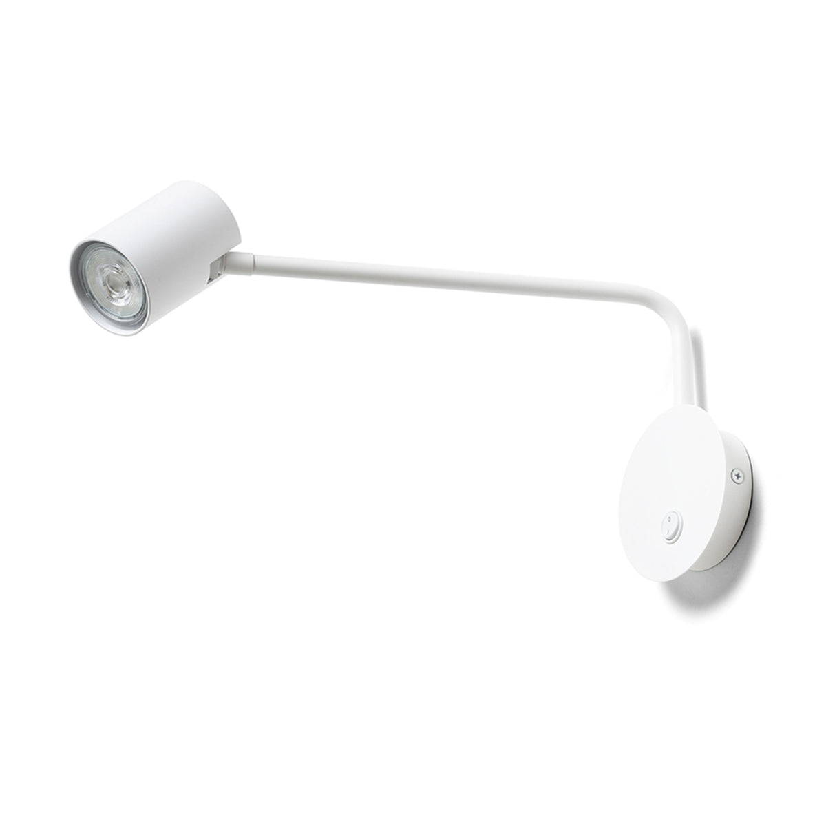 RENDL spotlight FILIP on an arm white 230V LED GU10 5W R14485 6