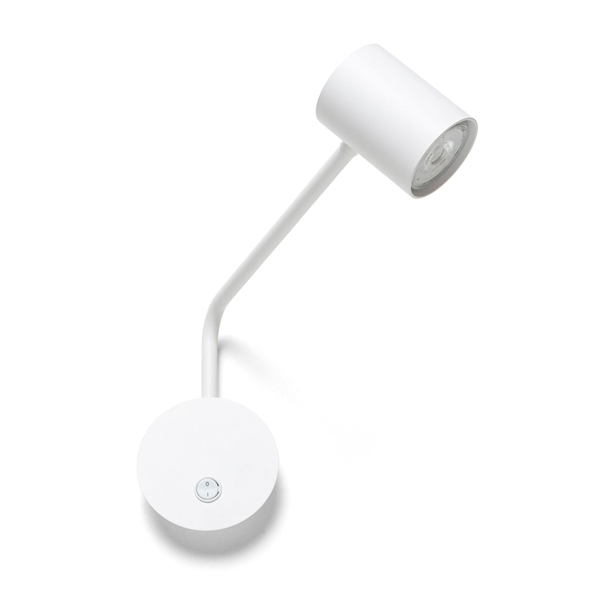 RENDL spotlight FILIP on an arm white 230V LED GU10 5W R14485 7