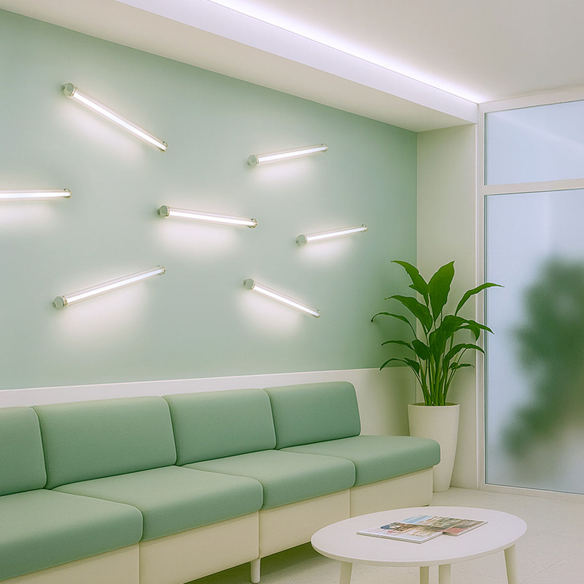 RENDL wall lamp RIVIER LED 59 wall chrome/clear acrylic 230V LED 12W 3000K R14487 5