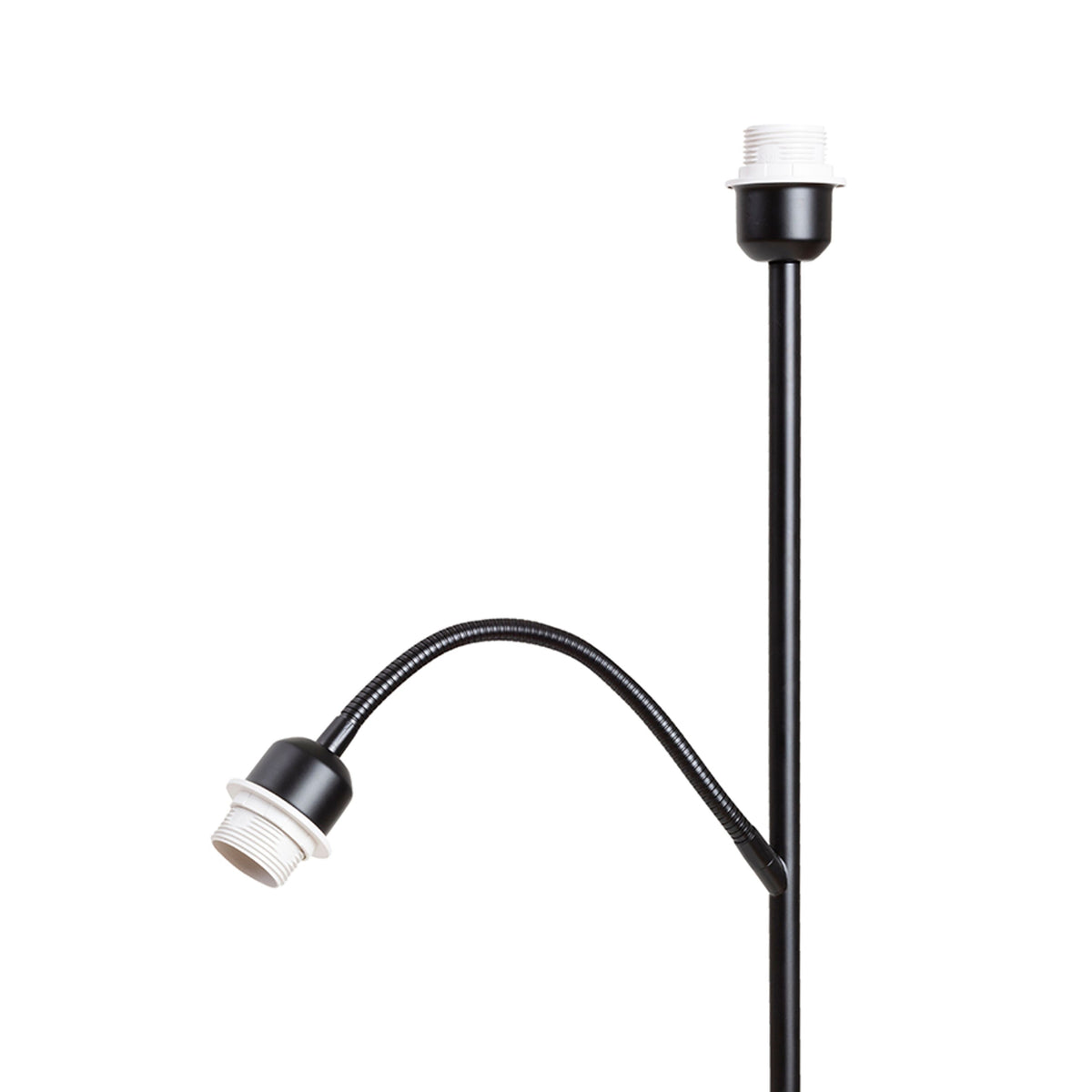 RENDL shades, shade bases, pendent sets PAMPA floor base black 230V LED E27 11+7W R14498 2
