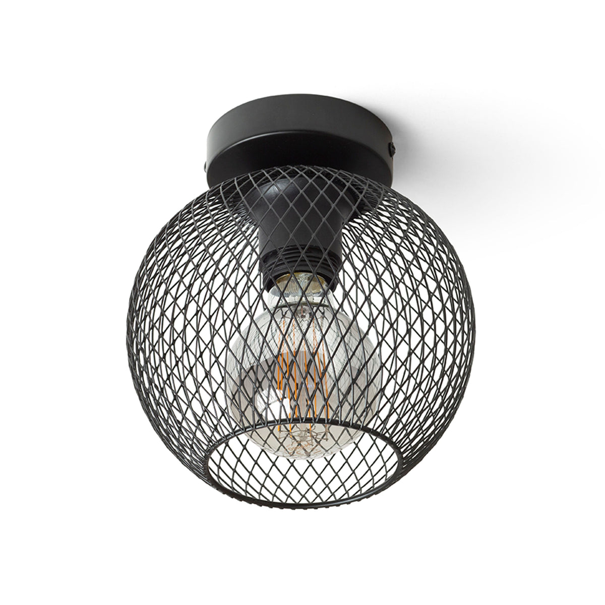 RENDL surface mounted lamp COSIR 18 ceiling black 230V LED E27 11W R14499 2