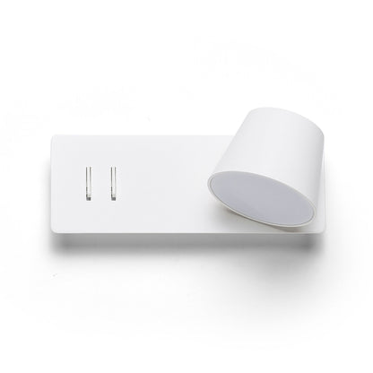 RENDL spotlight AMADEUS wall with backlighting white  230V LED 4+6W  3000K R14521 7