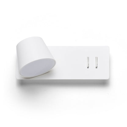 RENDL spotlight AMADEUS wall with backlighting white  230V LED 4+6W  3000K R14521 9