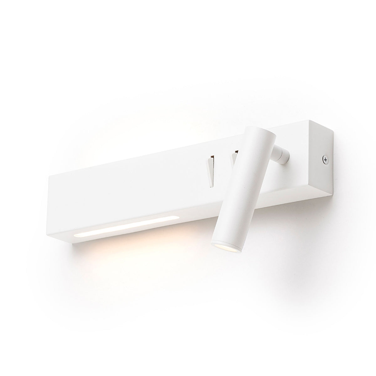 RENDL spotlight ODEON wall with backlighting white  230V LED 8+3W 30°  3000K R14523 10