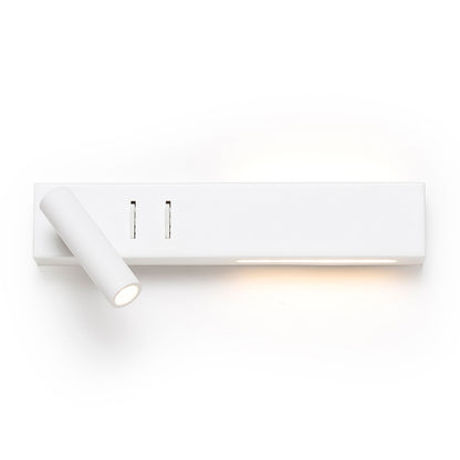 RENDL spotlight ODEON wall with backlighting white  230V LED 8+3W 30°  3000K R14523 12