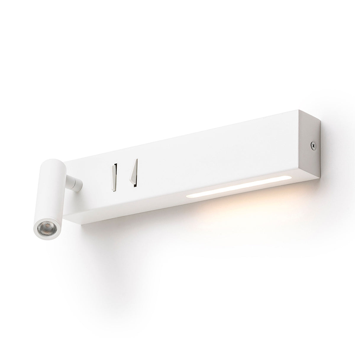 RENDL spotlight ODEON wall with backlighting white  230V LED 8+3W 30°  3000K R14523 6