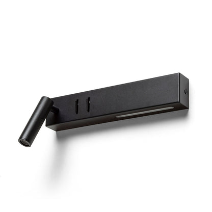 RENDL spotlight ODEON wall with backlighting black  230V LED 8+3W 30°  3000K R14524 7