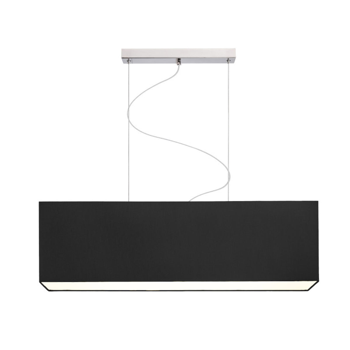 RENDL shades, shade bases, pendent sets LOPE 80/23 shade  Polycotton black/white PVC  max. 23W R14529 5