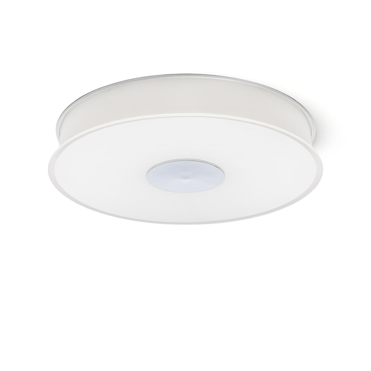 RENDL surface mounted lamp ASTERI LED ceiling  satinated glass/chrome 230V LED 35W  3000K R14549 1