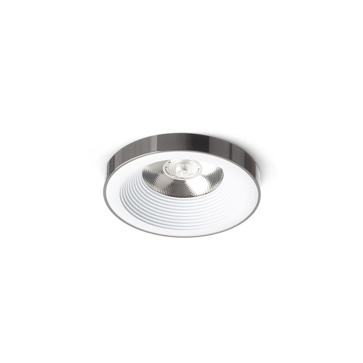RENDL recessed light SHARM PLUS recessed white black chrome 230V LED 10W 24° 3000K R14563 1