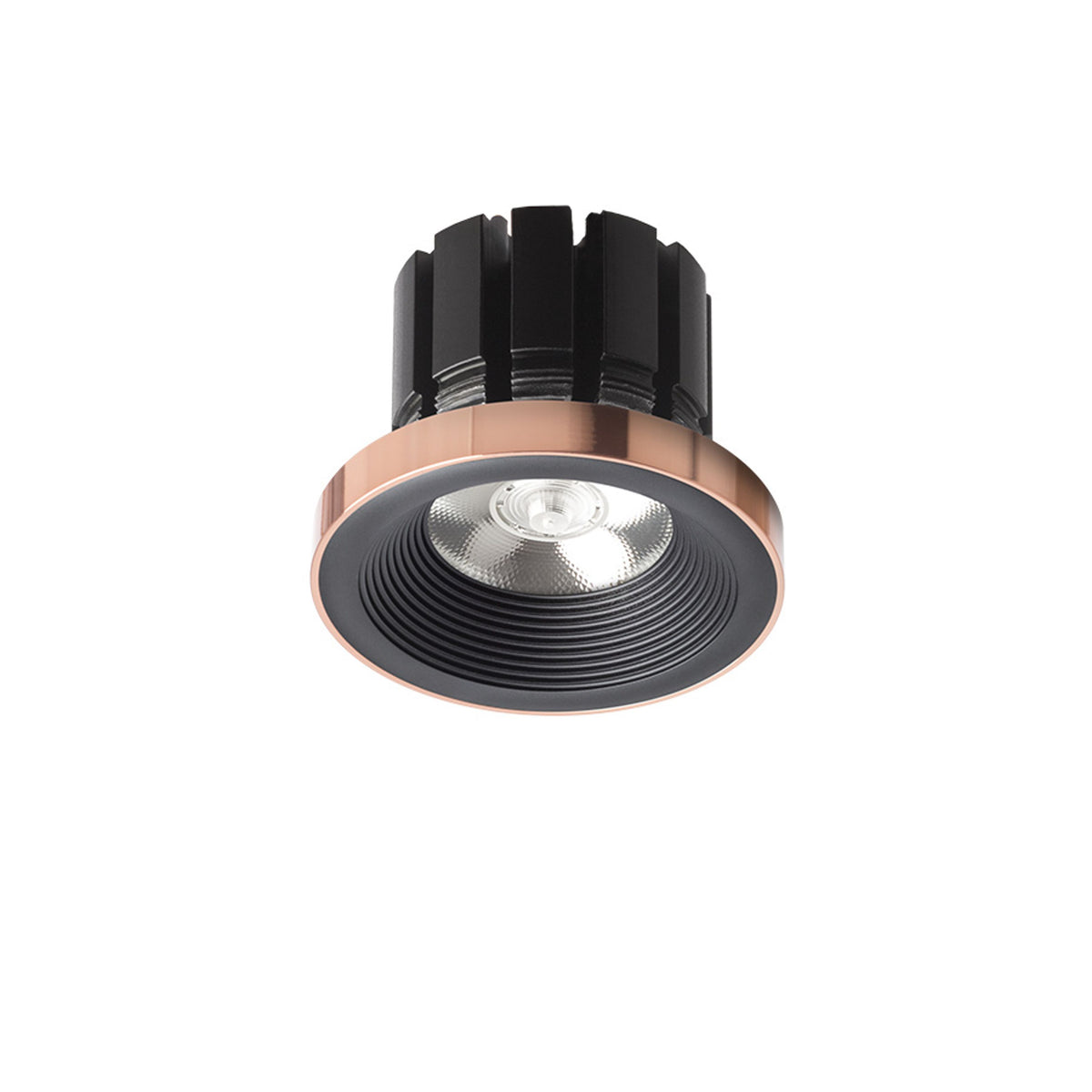 RENDL recessed light SHARM PLUS recessed black copper 230V LED 10W 24° 3000K R14565 2