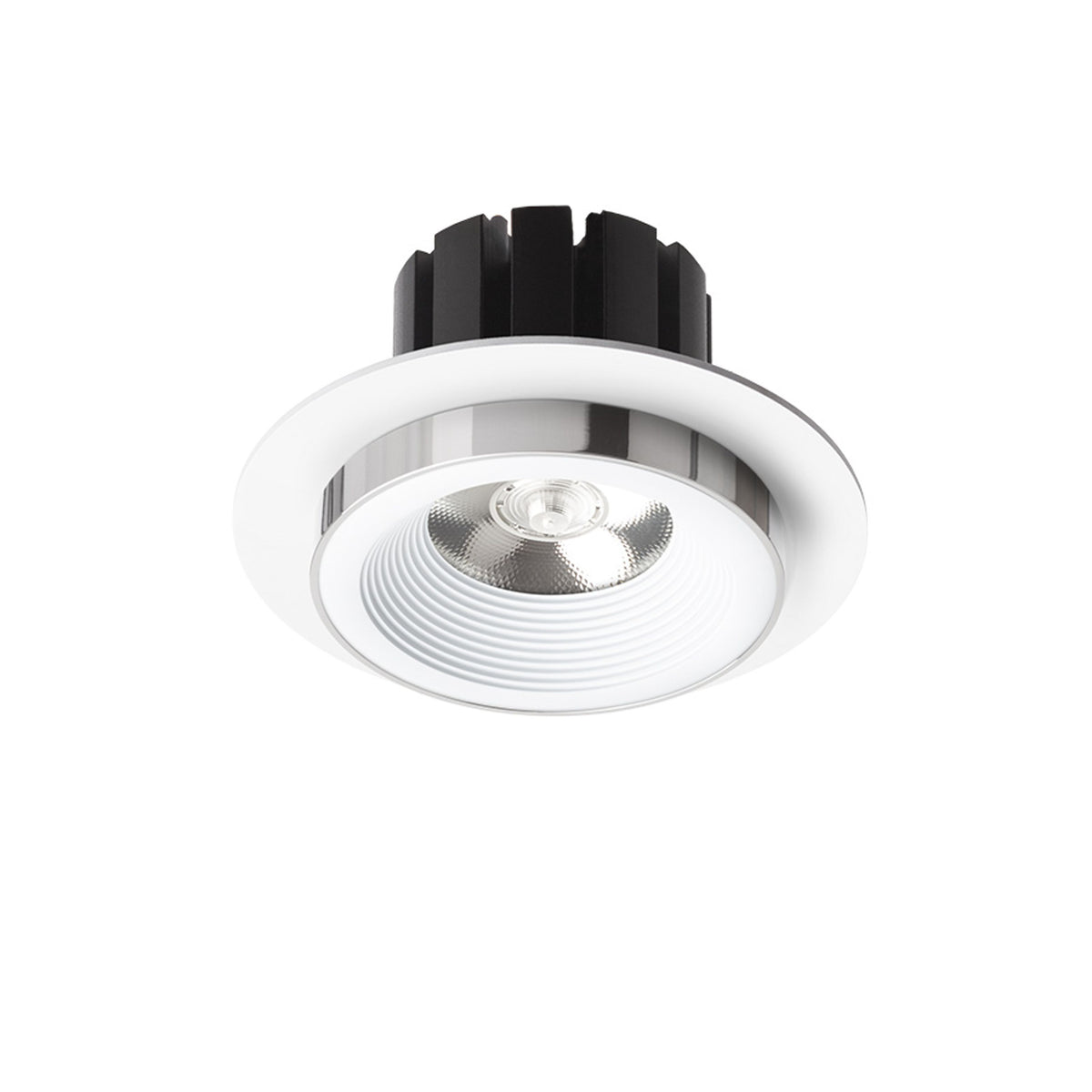 RENDL recessed light SHARM R I recessed white chrome 230V LED 10W 24° 3000K R14566 2