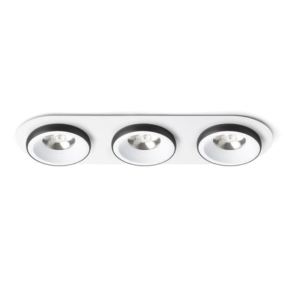 RENDL recessed light SHARM R III recessed white/black 230V LED 3x10W 24° 3000K R14576 1
