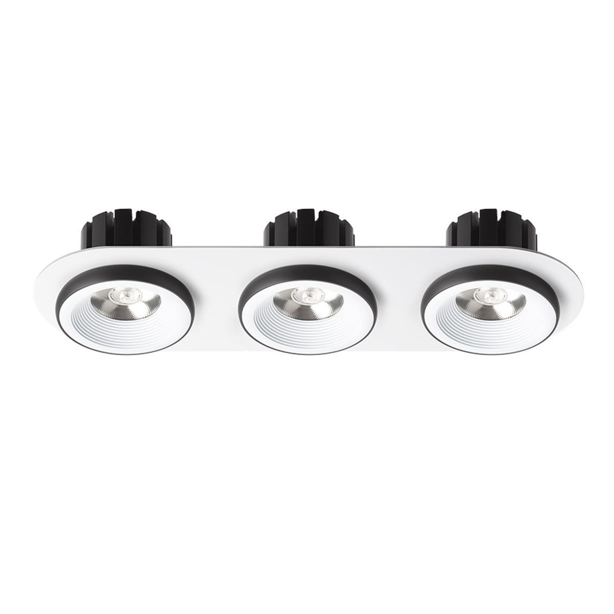 RENDL recessed light SHARM R III recessed white/black 230V LED 3x10W 24° 3000K R14576 2
