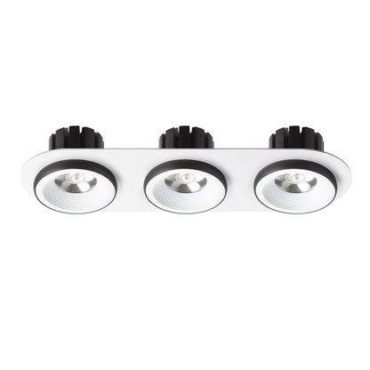 RENDL recessed light SHARM R III recessed white/black 230V LED 3x10W 24° 3000K R14576 2