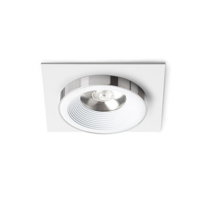 RENDL recessed light SHARM SQ I recessed white chrome 230V LED 10W 24° 3000K R14578 1