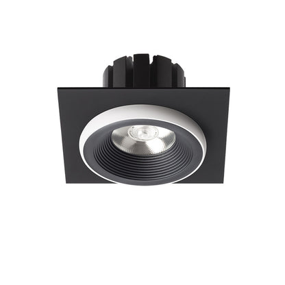 RENDL recessed light SHARM SQ I recessed black/white 230V LED 10W 24° 3000K R14581 2